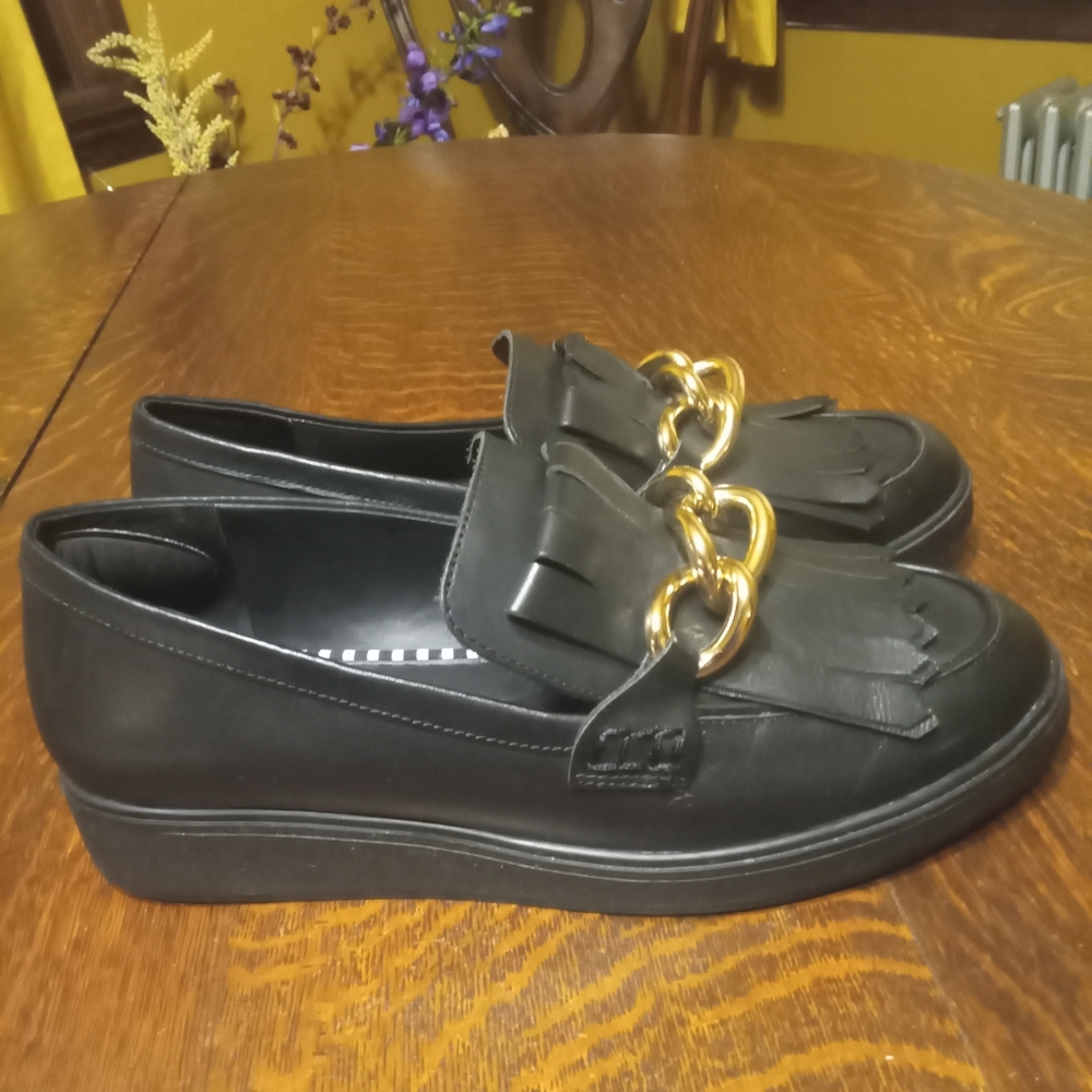 Antonio Melani Fringed Loafers
